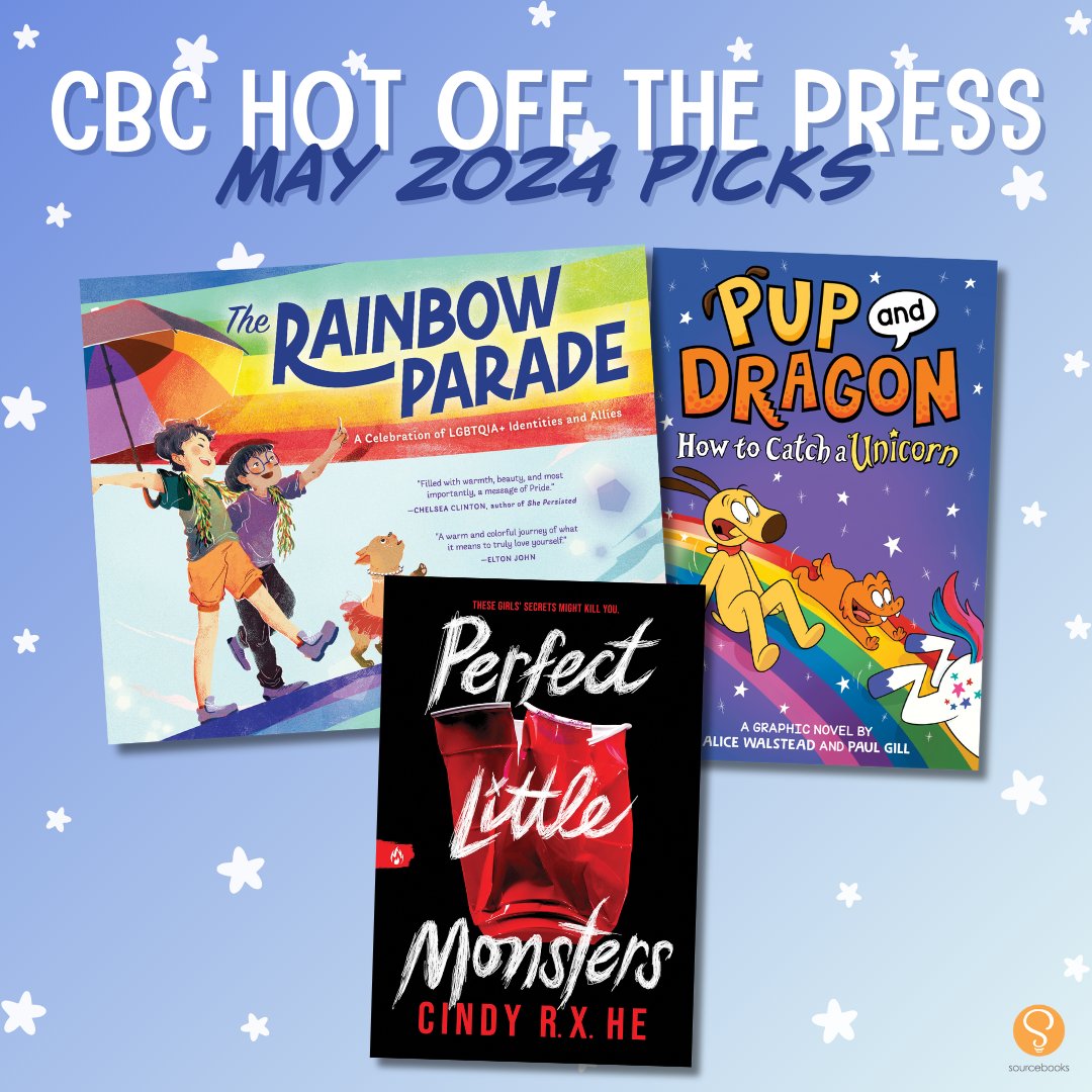 So excited to see our titles on @cbcbooks’s May Hot Off the Press! 🤩 Catch what's Hot Off the Press here: ow.ly/pyI150Rxqib
