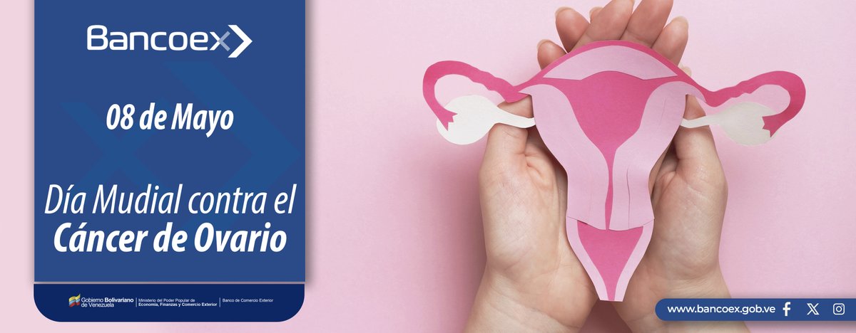 Hoy se conmemora el Día Mundial contra el Cáncer de Ovario. Es importante concienciar sobre esta enfermedad y apoyar a quienes luchan contra ella. Juntos podemos hacer la diferencia. 📷 #CáncerDeOvario #DíaMundial #Concientización