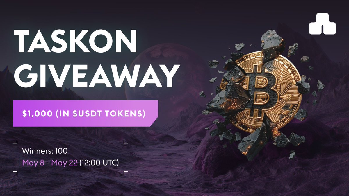 💥$1,000 #giveaway on TaskOn to celebrate the upcoming Cyberbase Pre-sale! 🎁 $1,000 worth USDT 🏆 100 winners 📅 Dates: 8 May - 22 May ✅Like, RT & Tag 3 Friends ✅Complete tasks and win: rewards.taskon.xyz/campaign/detai… #gleam #airdrop #CryptoNews #web3 #TaskOn #Zealy #Galxe