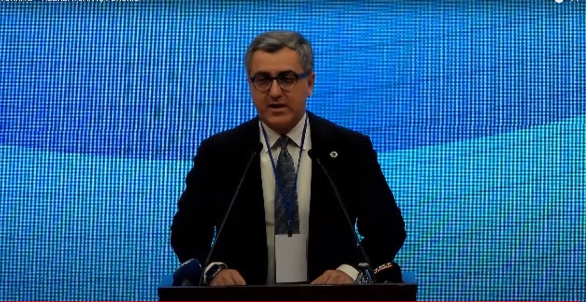AZPROMO Başkanı Sayın Yusif ABDULLAYEV, Türkiye-Azerbaycan İş Forumu'nda konuşuyor İzlemek İçin: fb.watch/rXioCSTqcu/ @TOBBiletisim #agrotv #Azerbaycan #İşforumu