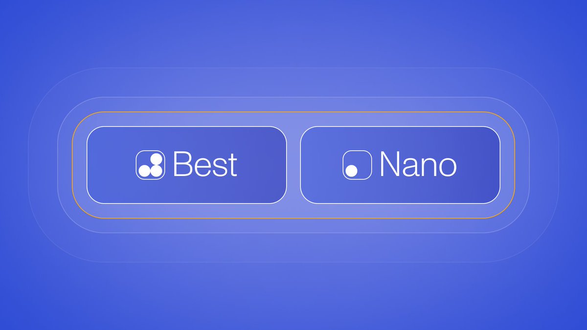 Last month, we introduced new pricing options to give you 3x lower prices on our API🚀 You can choose between two Speech-to-Text options: Best and Nano. They offer different levels of power, capabilities, and price points to better suit the varying needs of your apps: 🔵Best