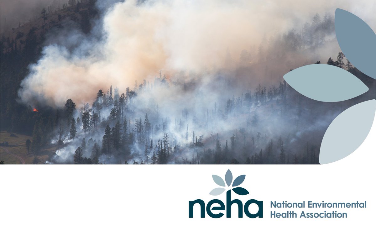 Join us for our webinar Navigating Wildfire Smoke: Understanding, Mitigating, and Communicating Health Risks on June 4. Experts will discuss composition of wildfire smoke and climate-driven impacts, and provide resources in preparation of wildfire season. neha.org/wildfire-webin…