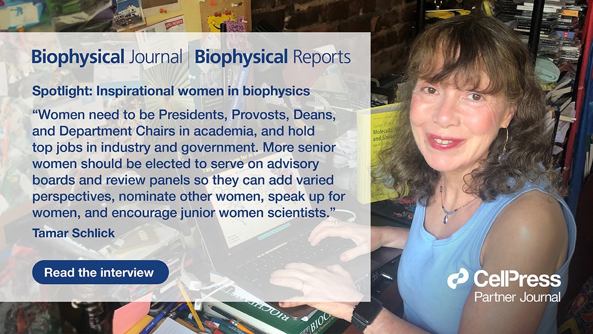 Career journeys, roadblocks, motivations and tips for success, thoughts on gender equity in science, and insights for women scientists @BiophysicalSoc journals, @BiophysJ and @BiophysReports hubs.li/Q02tzkdl0 Spotlight: Inspirational women in biophysics