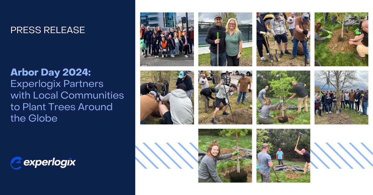 We're proud to share that Experlogix joined hands with local communities on April 26, 2024, to celebrate Arbor Day by planting trees across the globe. 🌱🌍🌳 Get the full scoop on our tree-planting here: hubs.ly/Q02wvHTS0

#ArborDay #GreenImpact #Sustainability