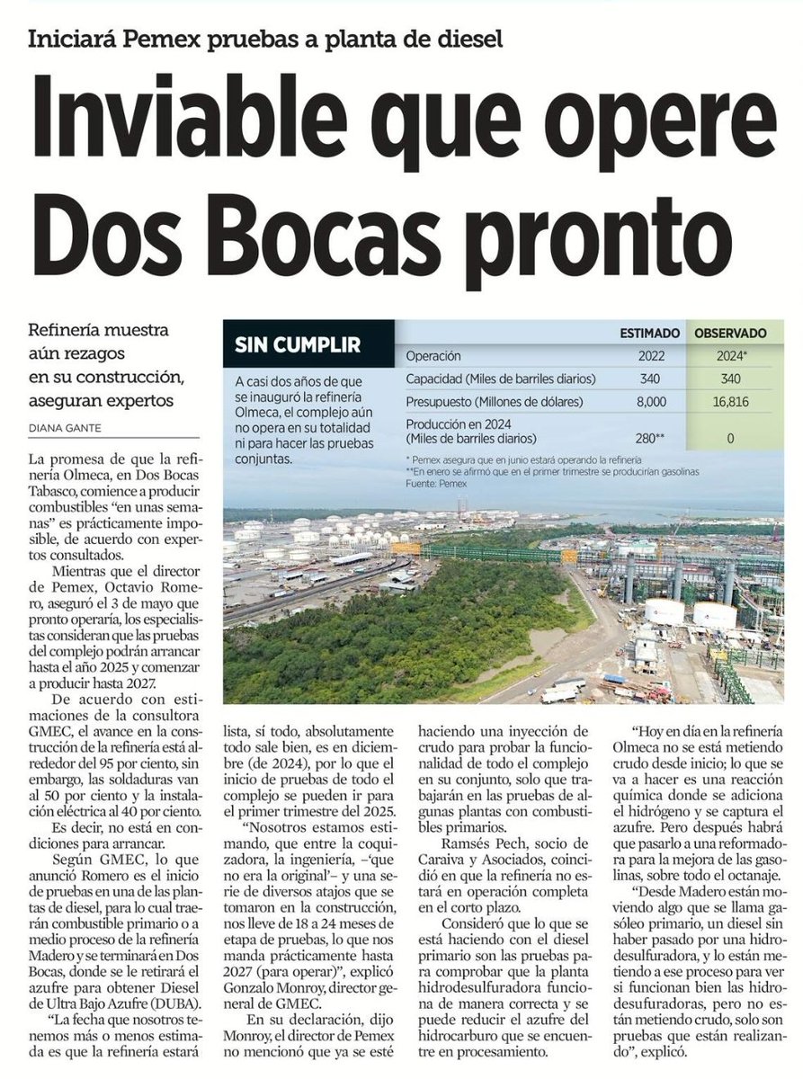 Aquí está la 'cuarta transformación'..

Ya no es elefante blanco, ahora es elefante guinda.

Así que mejor pierdan la esperanza de comprar la gasolina a 10 pesos.

Otra mentira más como el Gas Bienestar.. como la Megafarmacia.. como el AIFA.. etc, etc, etc,..