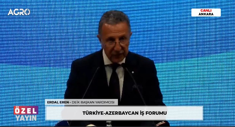 * DEİK Başkan Yardımcısı Sayın Erdal EREN, Türkiye-Azerbaycan İş Forumu'nda konuşuyor İzlemek İçin: fb.watch/rXioCSTqcu/ @TOBBiletisim @deikiletisim #agrotv #Azerbaycan #İşforumu