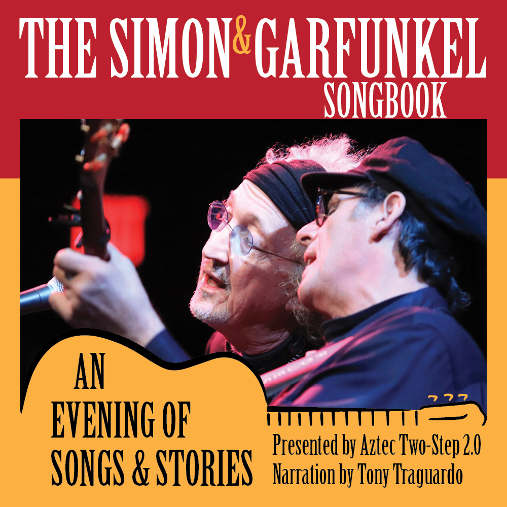 Here's what they're saying about The Simon & Garfunkel Songbook, Featuring @Aztec_TwoStep 2.0. 'It was a great night of stories and songs...outstanding performances with entertaining musings...Wonderful, wonderful!' Don't miss this GREAT show - Saturday night in the baby grand.