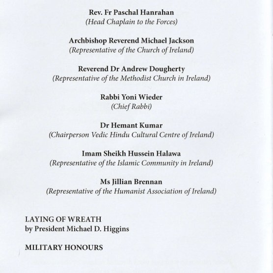 HAI CEO, Jillian Brennan, attended today’s annual State Ceremony at Arbour Hill to commemorate all those who died during the 1916 Rising. President Higgins laid a wreath during the ceremony, after which Jillian read a humanist reflection at the graveside. humanism.ie/hai-ceo-delive…