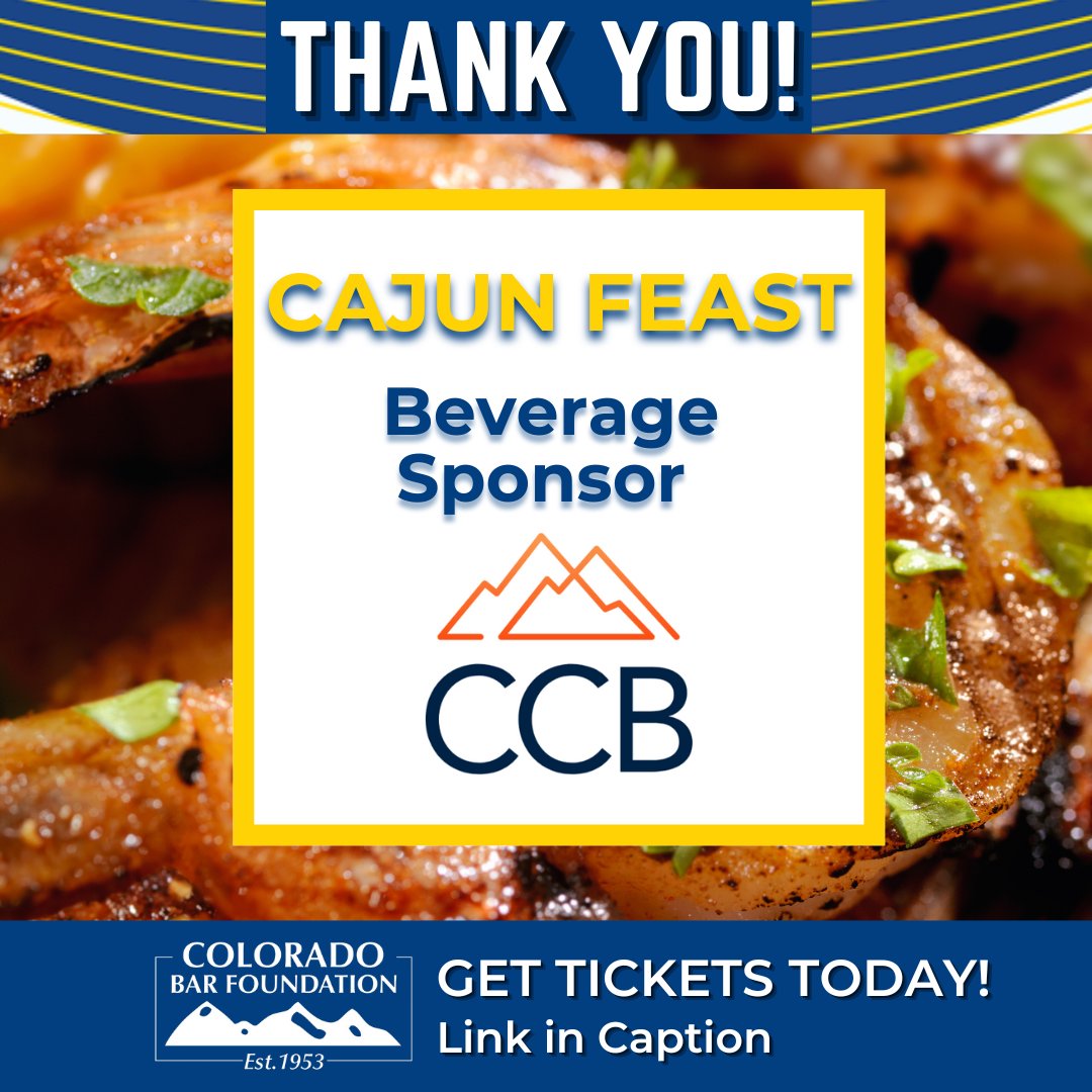Cajun Feast Contributor! 
🦞Tickets: tr.ee/-0kGbGWAUM
Ciancio, Ciancio, Brown, P.C attorneys share a dedication to doing everything possible for every client who walks into their practice!
#CBF #Cajun #Feast #Fundraiser #Sponsor