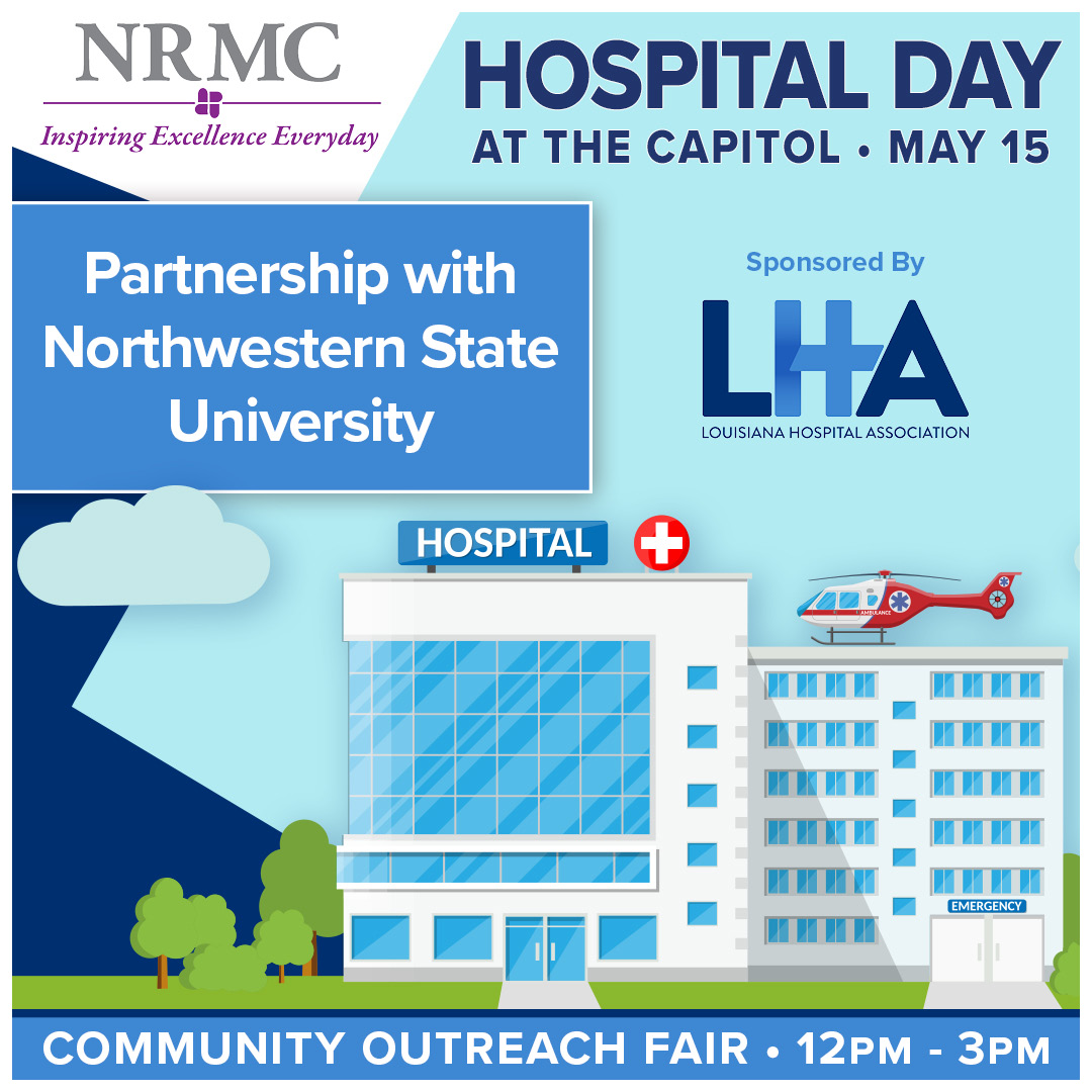 Visit LHA’s Community Outreach Fair on 5/15 to learn how @NrmcHealthcare is partnering with @NSULA to address workforce shortages with professor endowments, scholarships, LPN-to-RN programs & clinical rotations. #LaHospitalDay #CaringForPatients #StrengtheningCommunities #lalege