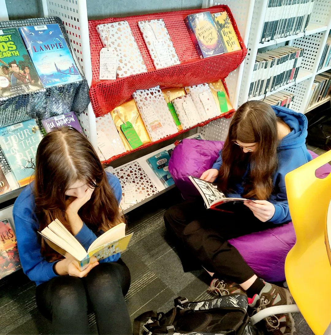 BrechinHighLib's tweet image. Some library time for chillaxing, and reading for pleasure with Ms Thompson's S2 English class.
#ProudToBeBrechin