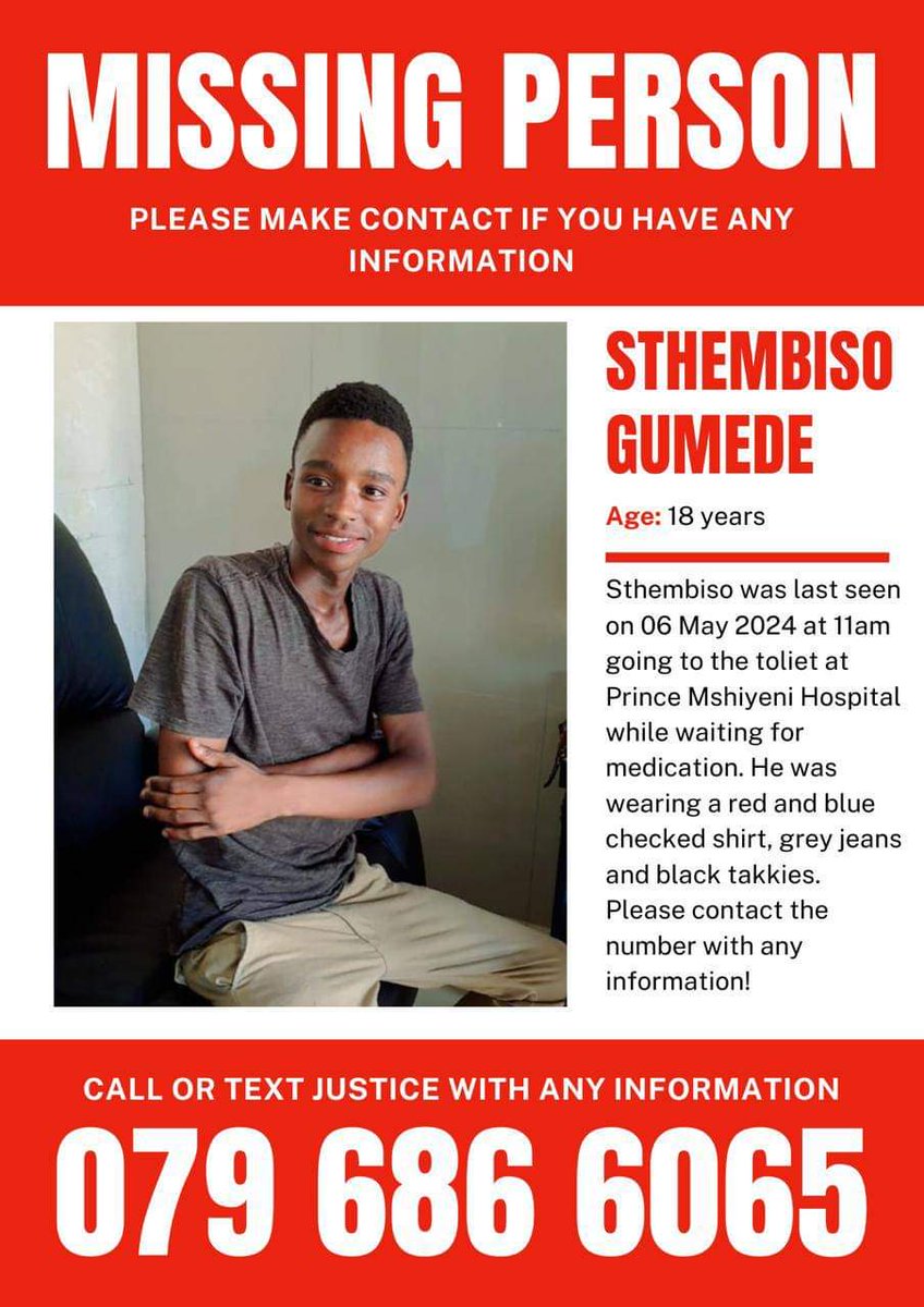 LeratoPillayZA's tweet image. ⚠️ Missing Person Alert