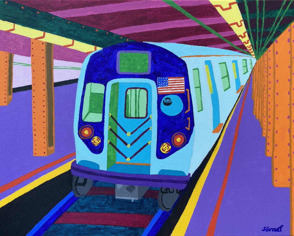I'm thrilled to have sold this favorite painting to a wonderful collector at The Harding Art Show.
#urban #cityscape #artcollector #artcurator   #contemporaryart #contemporaryartist #contemporarypainter #artgallery #galleryart #museumart #Cities #interiordesign #NYC #NYsubway