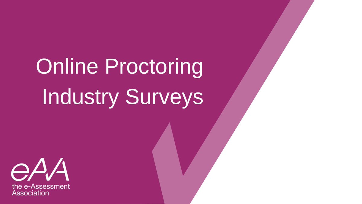 📢 We’ve launched two surveys to gather input from online proctoring tech providers & end users. Help us enrich conference sessions & shape the future! 🌟 • Suppliers/Vendors: forms.gle/jC6MVQMT93XWKN… • End Users: forms.gle/nRUafELvPLNVSr… #eAssessment #OnlineProctoring