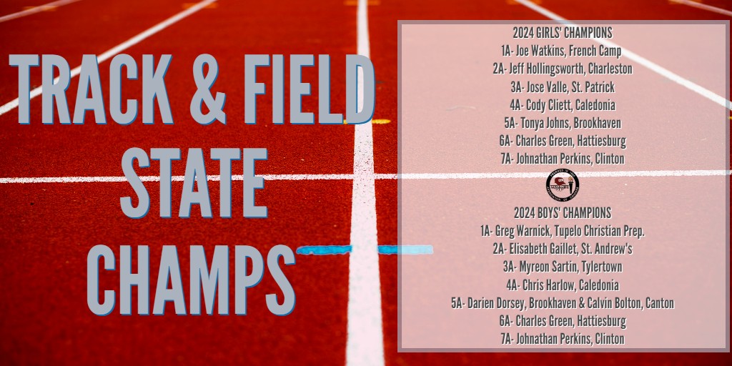 Congratulations to the following Track & Field Coaches & their teams for winning State Championships! 🏃‍♂️🏃‍♀️🏆