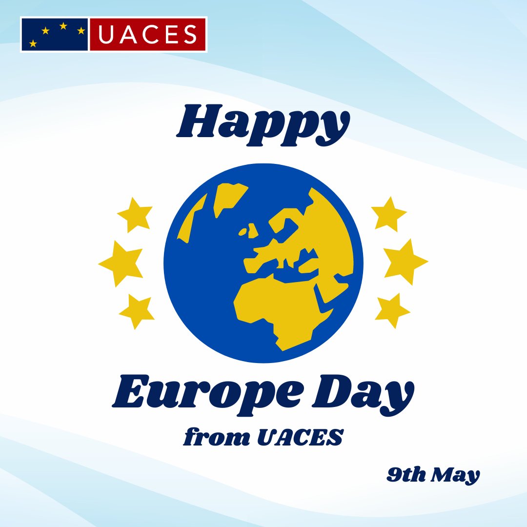 Happy #EuropeDay from all of us at UACES! 🎉 Join us at #UACES2024 to explore the latest in EU policies, macro-economic governance, and the shifting geopolitical landscape Register now for early-bird rates and join us from 1-4 September in Trento, Italy: conftool.org/uaces2024/