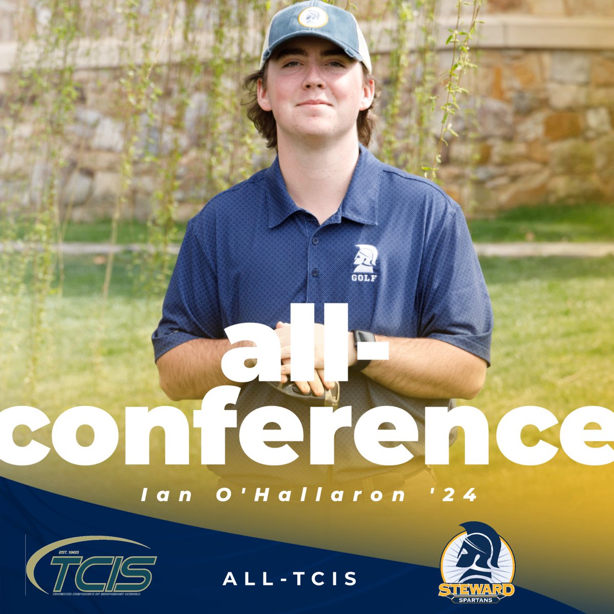 Congratulations to Ian O’Hallaron ‘24 for being named All-TCIS after shooting a 71 during the TCIS Conference Championship Match! #GoSpartans #804varsity @henricosports