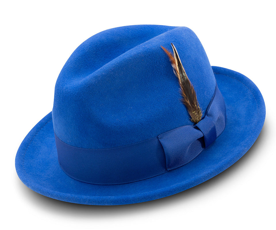 🤯 You won’t believe this! Men's Royal Blue Wool Felt Fedora Hat Snap Brim Crushable selling at $64.95 🤯⏩ shortlink.store/cl7zcroyitdt

#mensstyle #mensfashion #styleinspo #styleoftheday