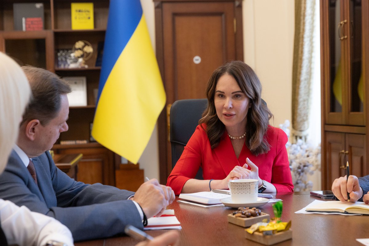 Great to meet today with @IrynaRMudra, Deputy Head of the Office of the President of Ukraine @ZelenskyyUa, and her team Discussing implementation of judicial reform and delivering the voice of business. Thank you Iryna for the ongoing dialogue @ChamberUkraine