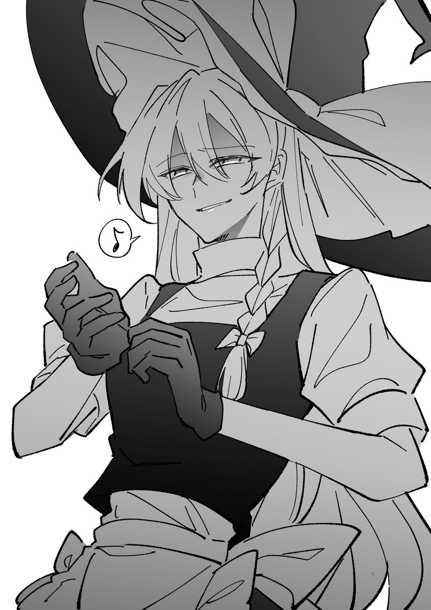 いいこと思いついた霧雨魔理沙 