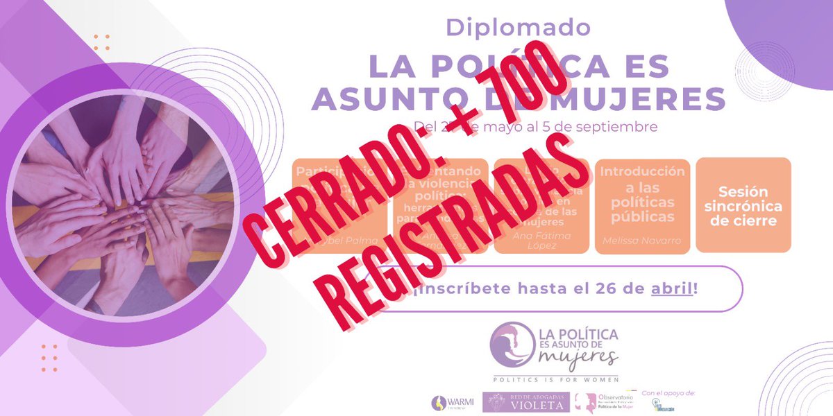 La Política es asunto de Mujeres tweet media