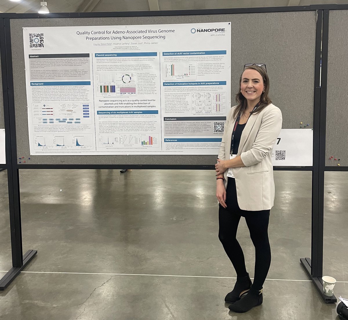 Come see me at #ASGCT poster 557 where we demonstrate the use of Nanopore sequencing for the QC of AAV vectors! #nanopore #AAV #qc nanoporetech.com/resource-centr…