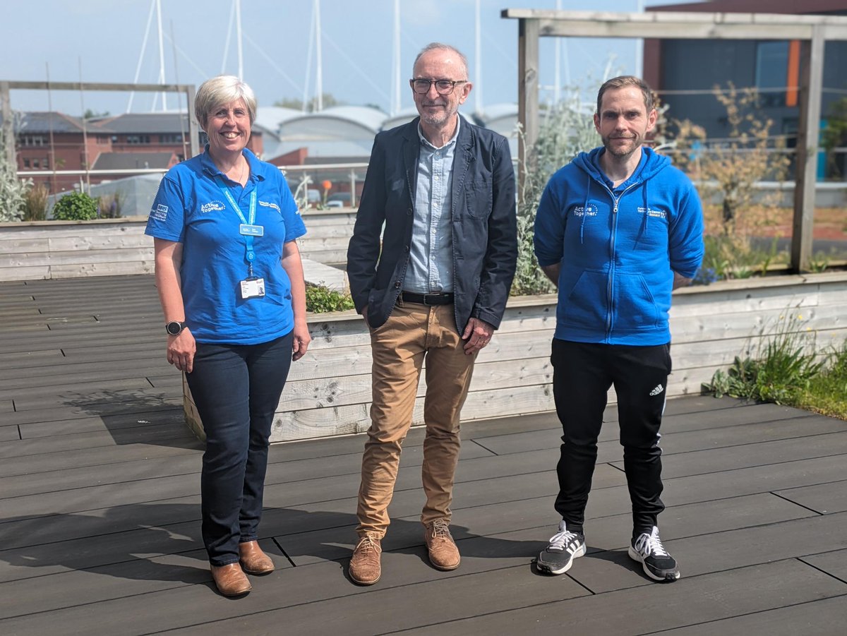 Yesterday, we welcomed councillor and Prospective Parliamentary Candidate for Colne Valley Paul Davies to @SHU_AWRC to learn more about Active Together and plans to expand into West Yorkshire in the coming months.