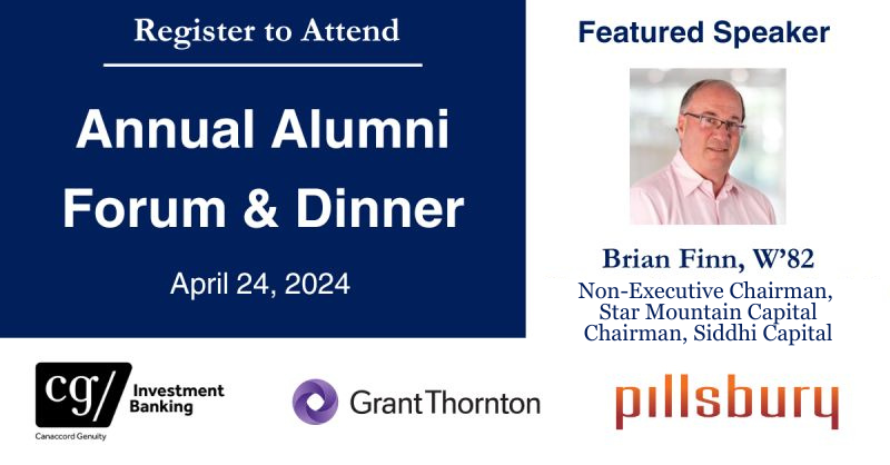 With 40+ years of experience in the financial services industry, Brian Finn, Non-Executive Chairman at #StarMountainCapital, shared insights at the @Wharton Private Equity & Venture Capital Alumni Forum and dinner on 4/24. Learn more here: bit.ly/SMC-Wharton-Al…