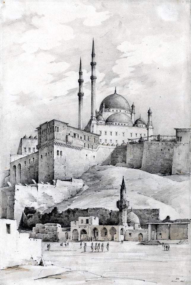 Birzamanlar Osmanlı
Kahire 
Kale'nin dibinde
Muhammed Esad Paşa tarafından yaptırılan cami, Kale içinde  Mehmed Ali Paşa tarafından yaptırılan cami  ( Kavalalı) 
 1849