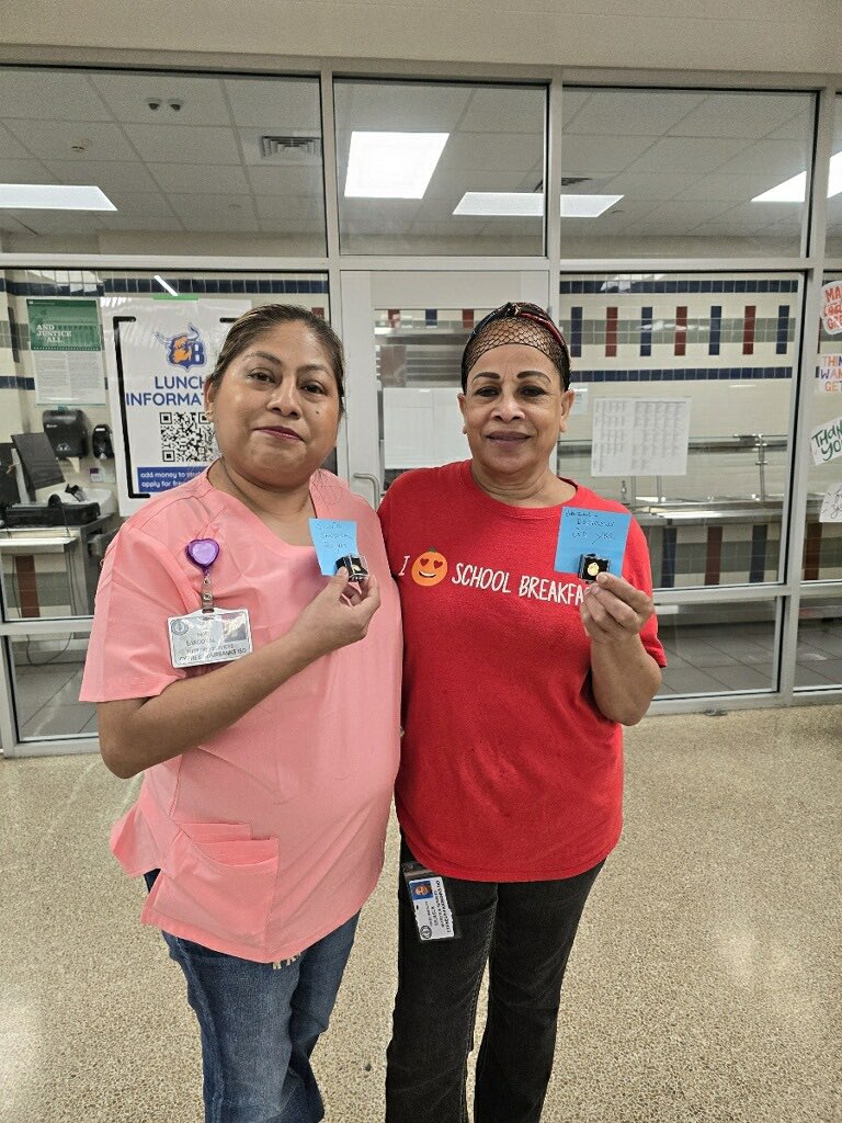 Celebrating the @BleylCFISD food service workers who received their @CyFairISD service pins. We appreciate you and your dedication! @MProvoCFISD @awmoulton