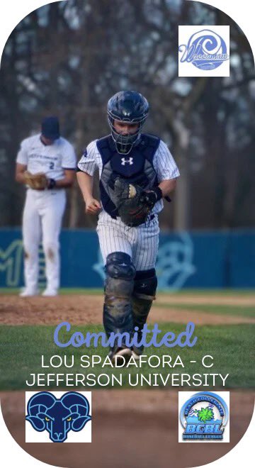 wacwaves's tweet image. 🌊Party Wave 🌊 Two CACC regular season champions from D2 @JeffersonBSB_ will be playing ⚾️ in Waccamaw this summer 🌴
Lou Spadafora C
Joey Azzara RHP