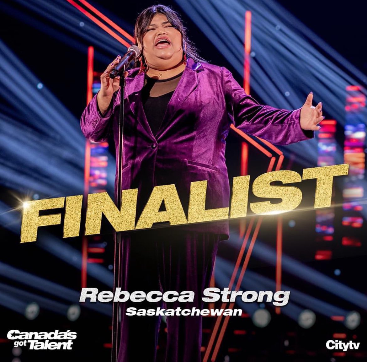 Congratulations to Saskatchewan’s Rebecca Strong for making the finals of @CanGotTalent
