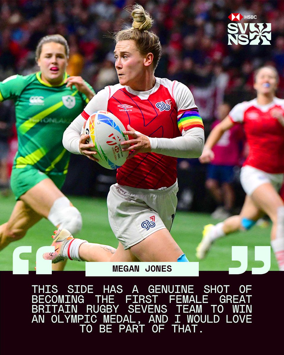 All eyes on #HSBCSVNSMAD and #Paris2024 for these two @RedRosesRugby stars 🤩 #HSBCSVNS