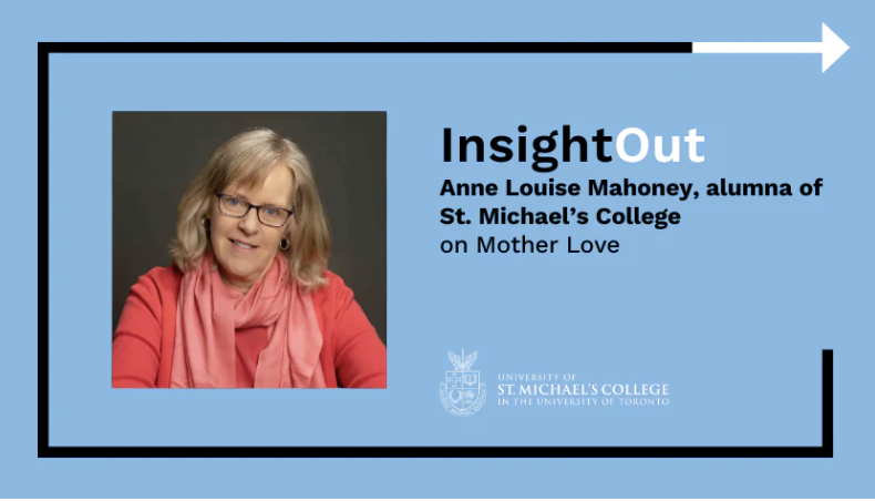 As #MotherDay approaches, .<a href="/uStMikes/">University of St. Michael's College</a> alumna Anne Louise Mahoney remembers her mother, and her "gifts to me, which continue to appear, unexpected but so welcome." May all who mother be blessed, on Mothers Day and always! stmikes.utoronto.ca/news/insightou…