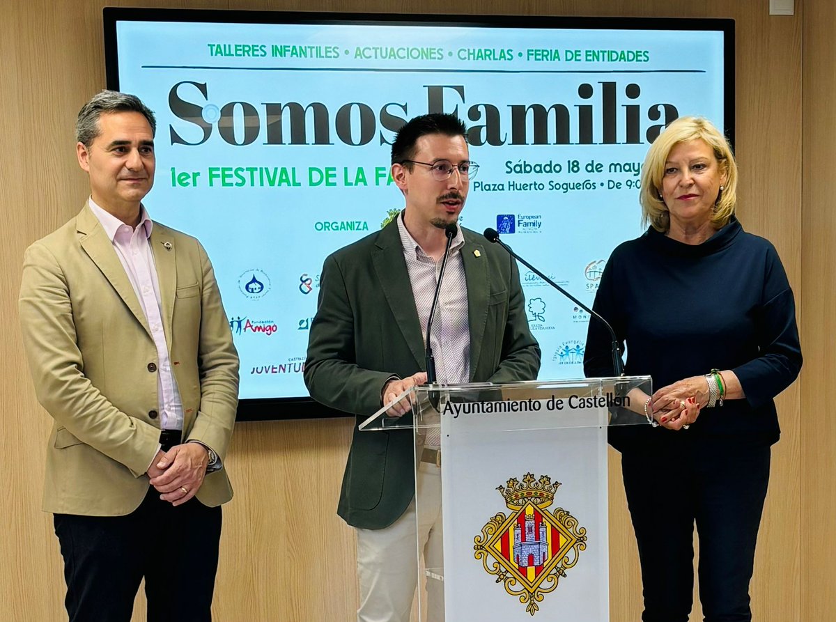 FESTIVAL DE LA FAMILIA// El dissabte 18 de maig de 2024 es celebrarà el 1º festival de la familia en Castelló
noticiesdigitals.com/el-dissabte-18…
#SomFamilia #festival #festivaldelafamilia @AjuntCastello #noticies