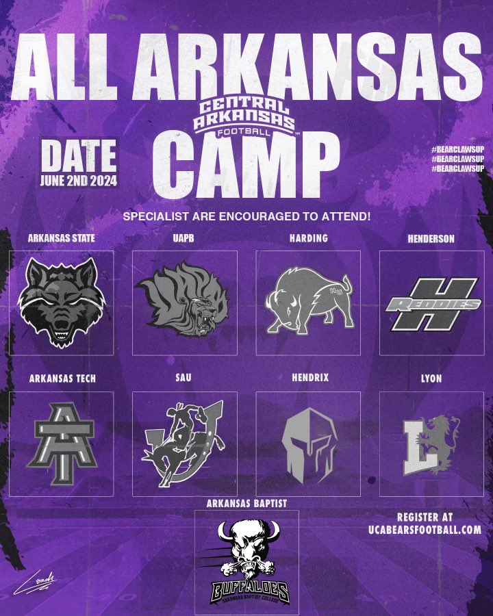 💥10 programs! All Levels present! 💥Not a mega camp, you will get seen and evaluated! 💥You will be coached hard! 💥Come EARN IT on the Stripes if you like that!