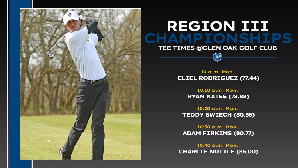 GOLF: Your <a href="/NCThunderwolves/">SUNY Niagara Thunderwolves</a> are ready to tee it up at the annual <a href="/NJCAAReg3/">NJCAA REGION 3</a> Championships! Action begins Monday morning at Glen Oak Golf Club! #RollWolves ⛳️🐺💪