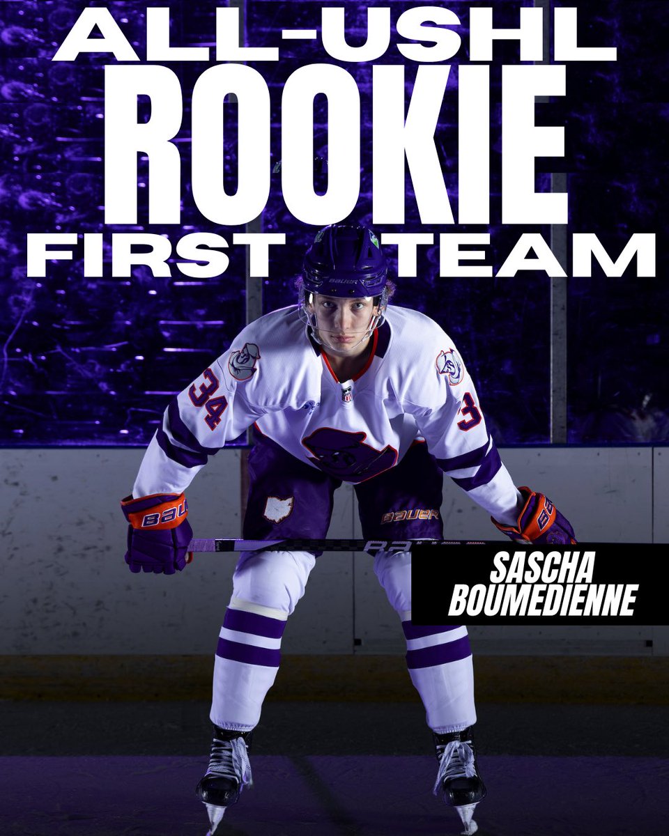 Sascha Boumedienne has been named to the All-USHL Rookie First Team! Congratulations Sascha!