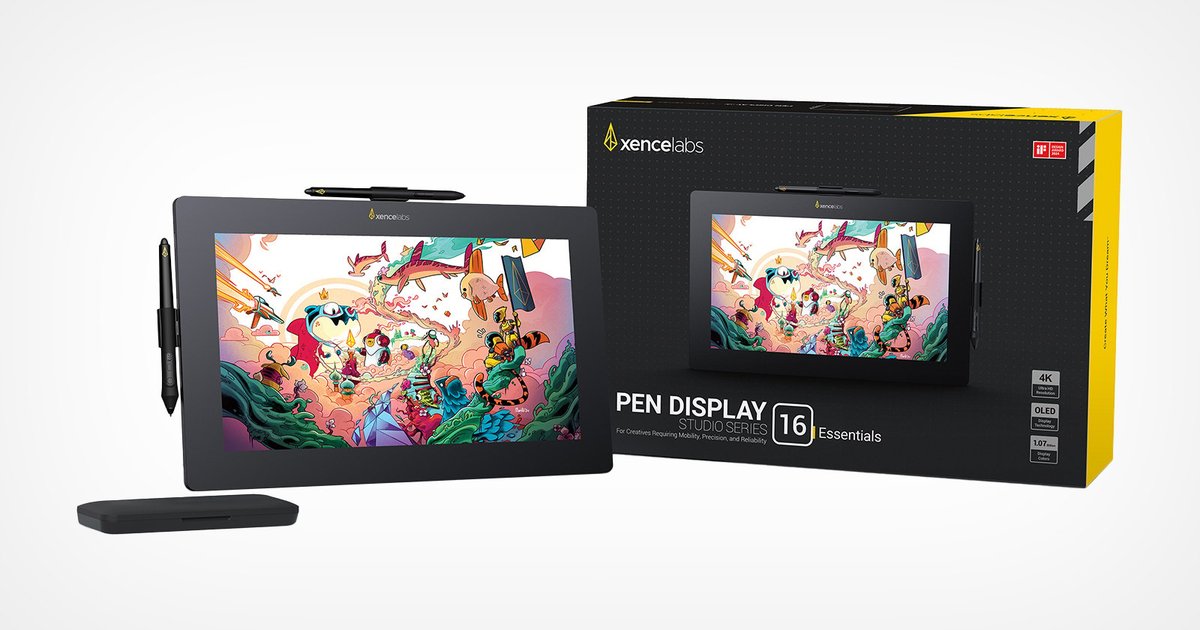 The Xencelabs 4K OLED Pen Display 16 is Light, Bright, and Portable dlvr.it/T6bglB