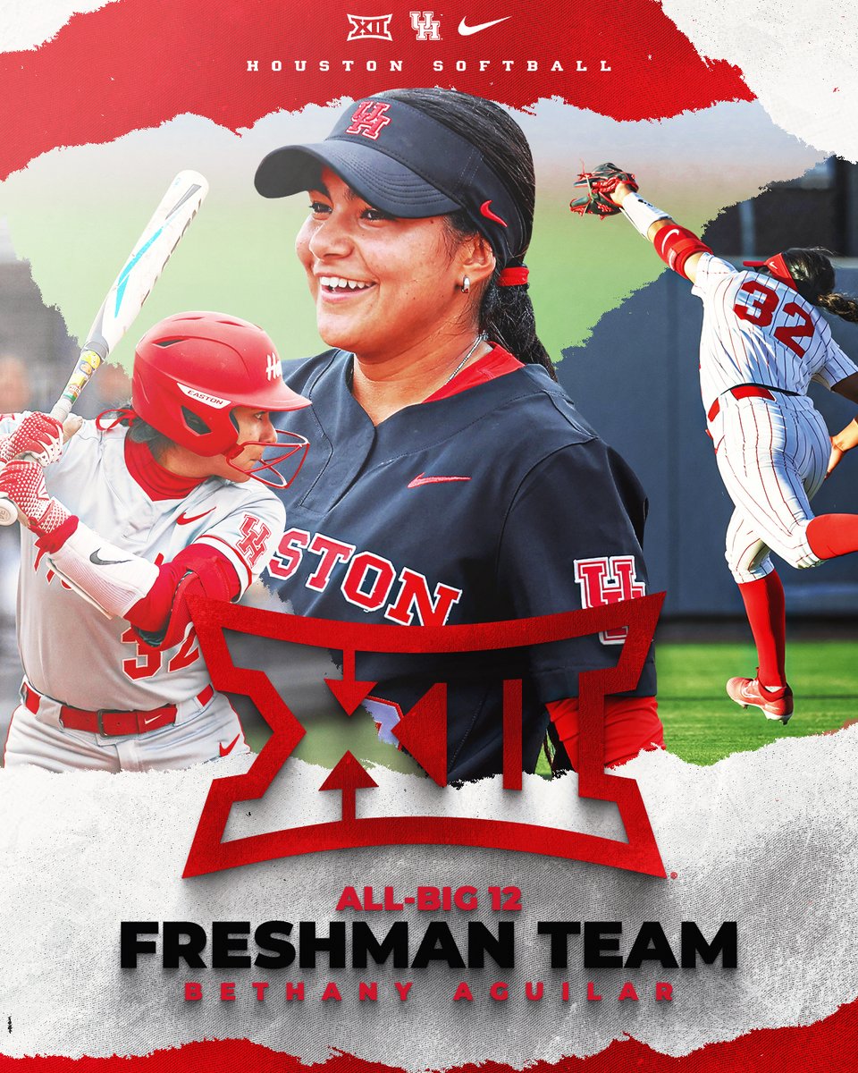 Houston Softball (@uhcougarsb) on Twitter photo ⭐️ ALL-<a href="/Big12Conference/">Big 12 Conference</a> FRESHMAN TEAM ⭐️
A terrific first season for <a href="/BethanyAguilar_/">Bethany Aguilar</a>‼️ ⭐️ ALL-<a href="/Big12Conference/">Big 12 Conference</a> FRESHMAN TEAM ⭐️
A terrific first season for <a href="/BethanyAguilar_/">Bethany Aguilar</a>‼️