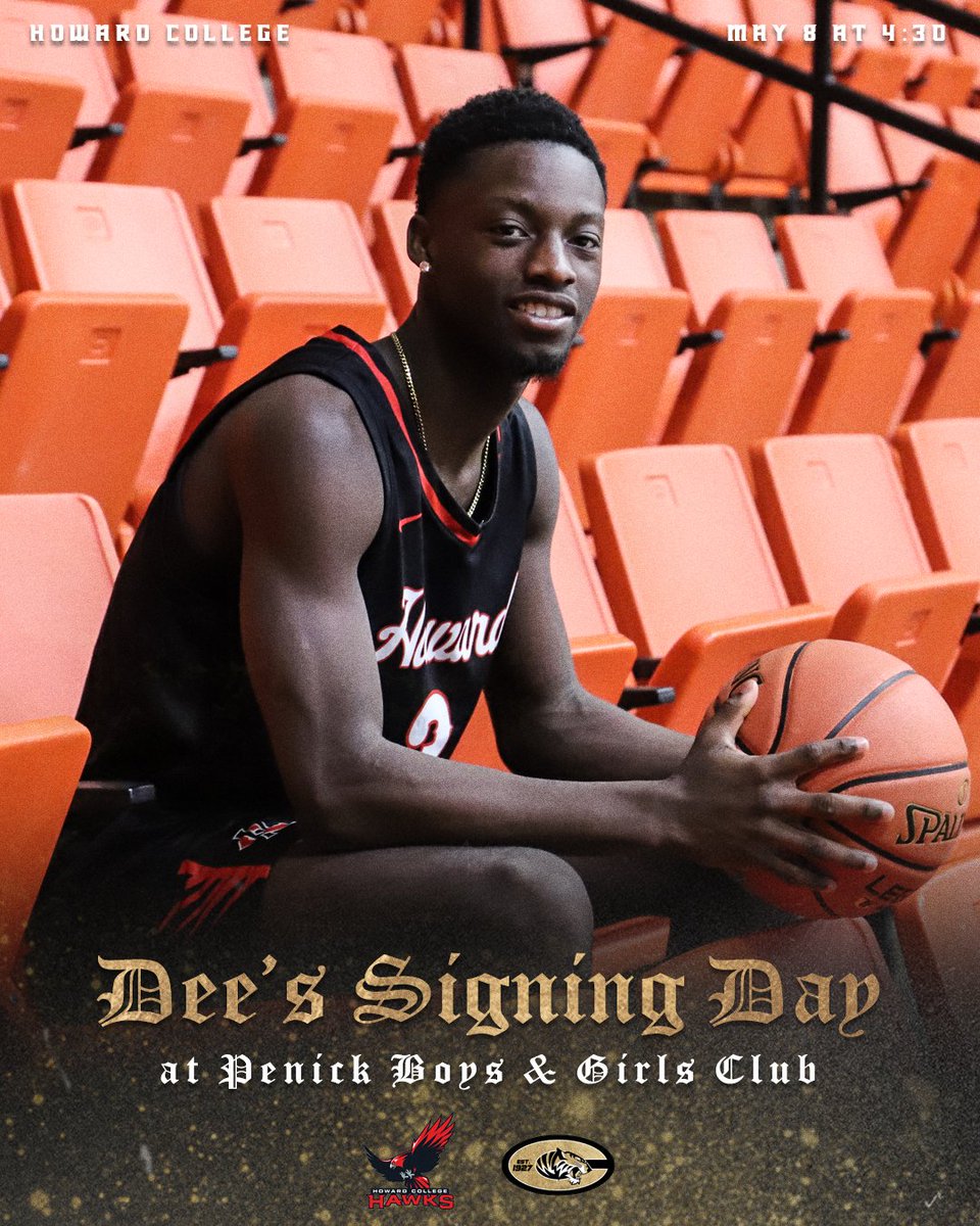 Little Rock Central Basketball (@lrcentralhoops) on Twitter photo Signing Day from where it all began π€
Join us today at the Penick Boys & Gils Club at 4:30 p.m. as Daniel Culberson signs to continue his basketball career at Howard College (TX) βοΈ
<a href="/Dani3l2024/">Daniel Culberson</a> | <a href="/HowardHoops/">Howard College Men's Basketball</a> Signing Day from where it all began π€
Join us today at the Penick Boys & Gils Club at 4:30 p.m. as Daniel Culberson signs to continue his basketball career at Howard College (TX) βοΈ
<a href="/Dani3l2024/">Daniel Culberson</a> | <a href="/HowardHoops/">Howard College Men's Basketball</a>