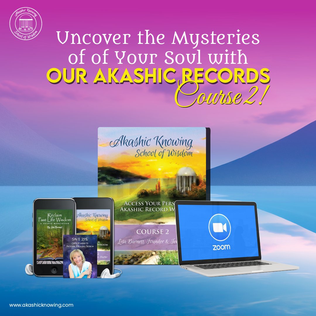 Live sessions, guided meditations, & personal healing practices. You'll receive a comprehensive manual, video replays, & exclusive discounts.
🔗 akashicknowing.com/course-2-teles…

#AkashicRecords #SpiritualJourney #SoulWisdom #PastLives #AncestralHealing #SelfEmpowerment #LiveCourse