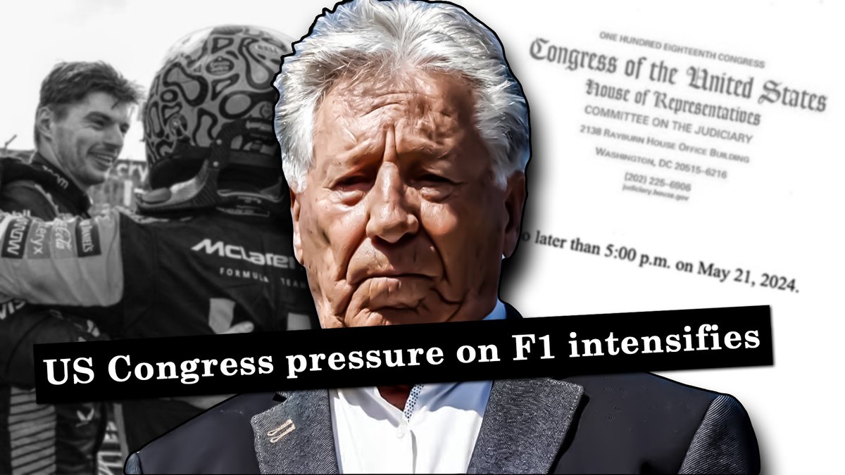 The pressure on #F1 to act regarding the Andretti Cadillac bid intensifies EVEN MORE with the next step of US Govermental investigations coming into play. What will come from this next stage?

#Formula1 #FormulaOne