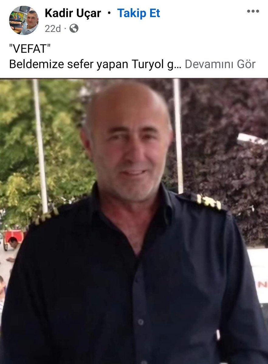 İstanbul Esenköy'e sefer yapan Turyol Gemi kaptanı Zekeriya İnandı, geçirdiği ani bir kalp krizi sonucu hayatını kaybetti. 08.05.2024