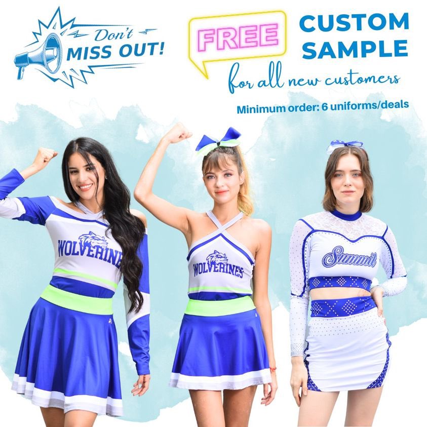 💃💃💃Welcome! Our cheerleading uniforms are not only uniquely styled but also of top quality, ensuring your team stands out during competitions!
·
· 
 #CheerFashion #GameDayStyle #TeamSpirit #cheerleadinguniforms #newdesign #freecustom #Allstar #cheer #cheerpracticewear