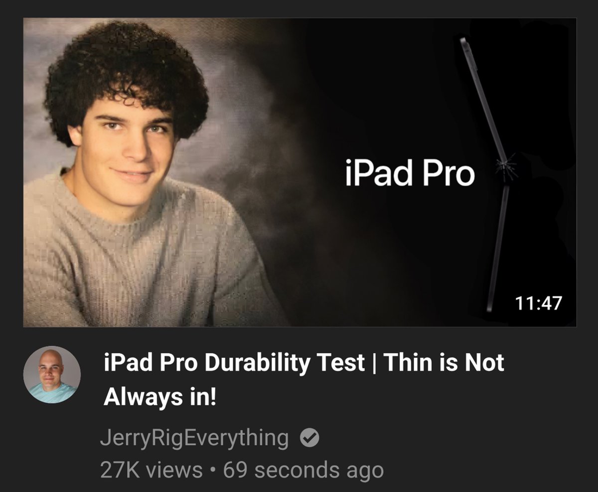 Let’s be honest, we’re all waiting for JerryRigEverything’s iPad Pro durability test to see if it bends.