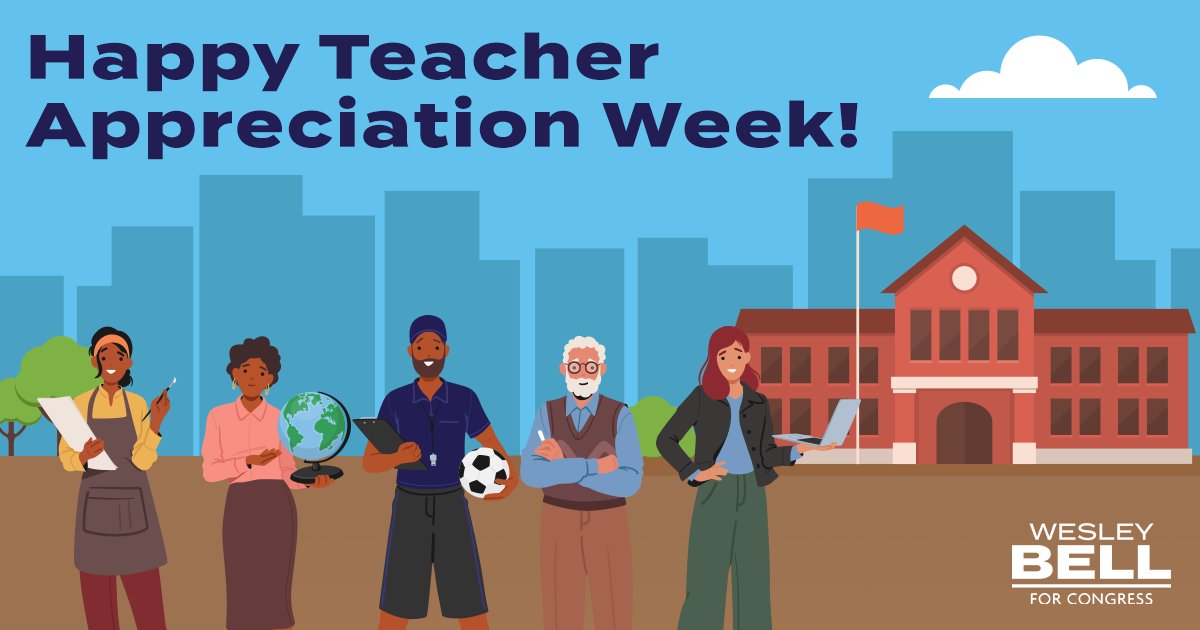Happy Teacher Appreciation Week! As a former educator, sending love to all the educators our there for your dedication to educating and preparing the next generation of leaders.