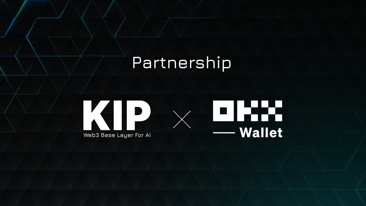 KIP Protocol has officially partnered with @okxweb3 to expand decentralized AI and Web3 accessibility! 🤝

This partnership opens the door to seamless integration of our AI infrastructure with OKX's advanced decentralized services.

With OKX Wallet, we connect with a vast network…