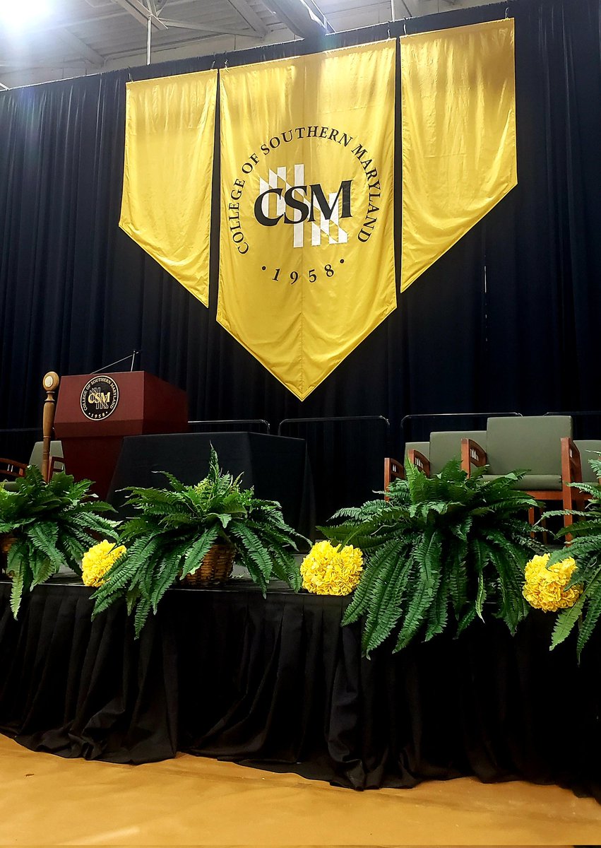 Let the rehearsals begin! Counting down to CSM's 65th Spring Commencement May 10! @CSMHawks