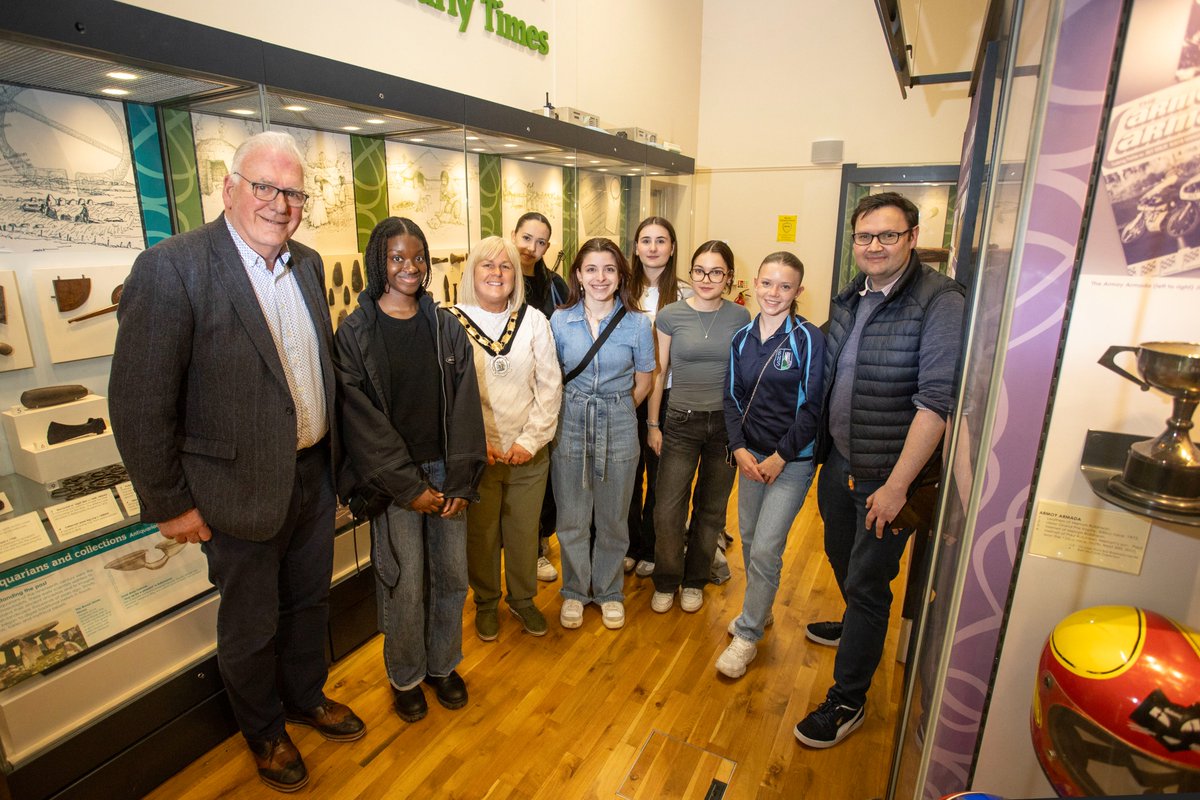 Deputy Mayor of Causeway Coast and Glens, Councillor Margaret-Anne McKillop was delighted to have hosted 24 students from Ballymoney's twin town of Vanves. The group saw several landmarks and cultural heritage sites during their visit. 

Read more: bit.ly/4dxiZvH